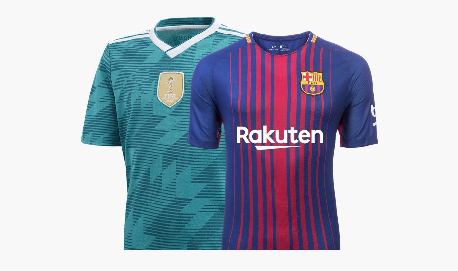 Maillot de foot – plusieurs équipes disponibles